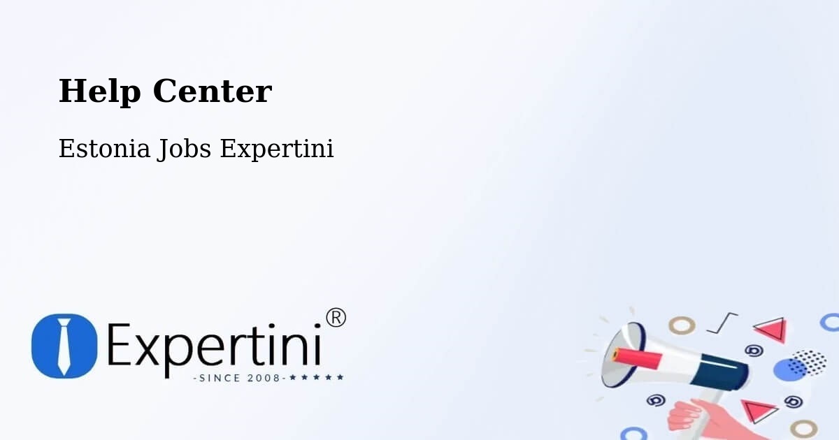 Help Center – Loo - Estonia Jobs Expertini