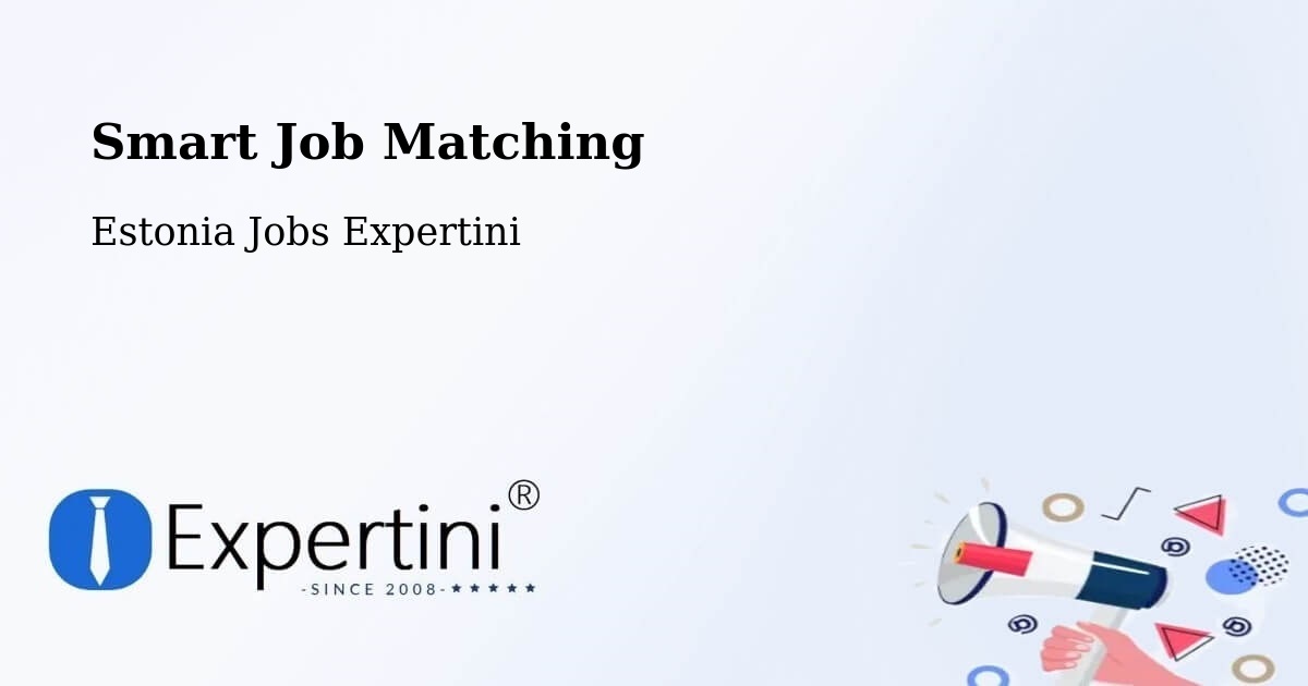 Intelligent Job Matching – Loo - Estonia Jobs Expertini