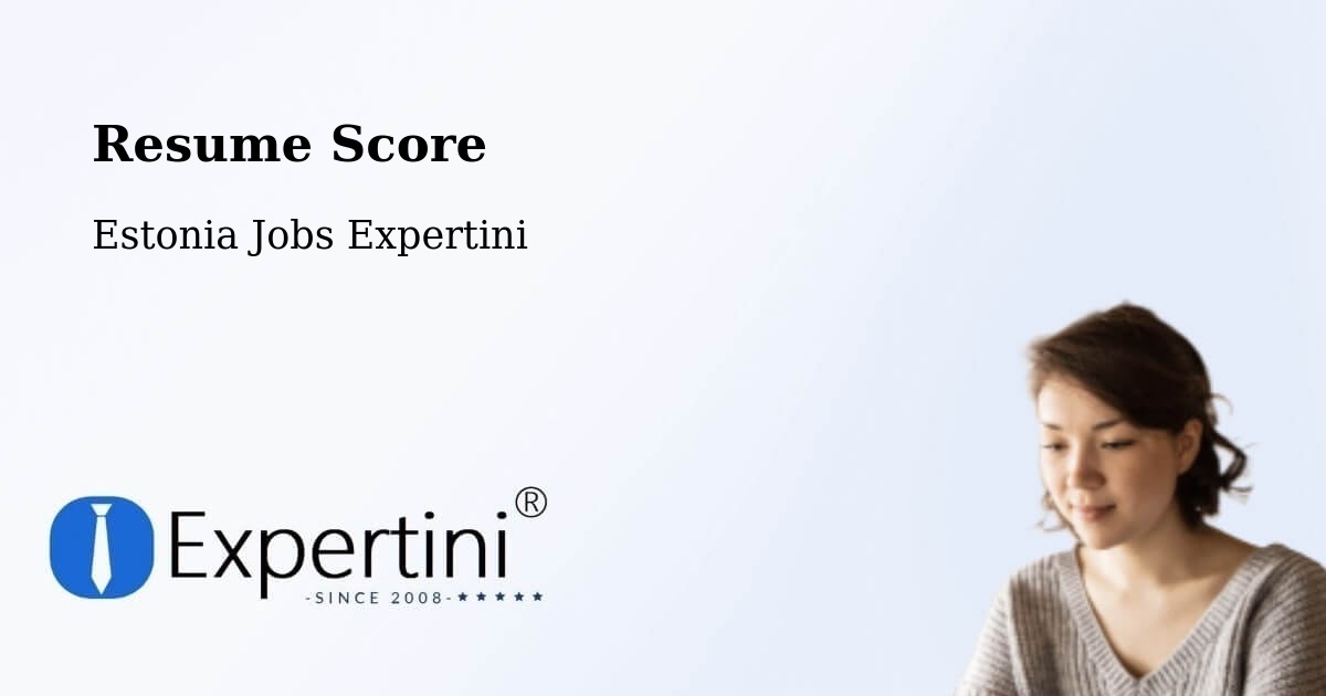 Resume Score & Job Description Match Tool – Loo - Estonia Jobs Expertini